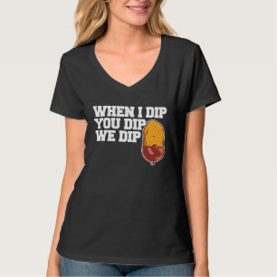 Camiseta Nugget de Frango Quando eu mergulho Você mergulha