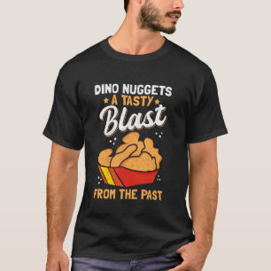 Camiseta Nuggets de Dino Lanche de Frango Explosão Nostálgi