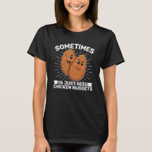 Camiseta Nuggets de Frango Comida Rápida Receita de Comida