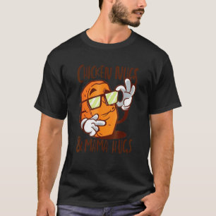 Camiseta Nuggets De Frango E Abraços Da Mamãe Gráfico De Nu