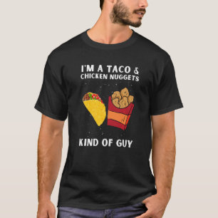 Camiseta Nuggets De Frango E Nuggets De Frango Fritados E T