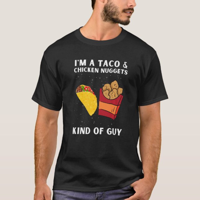 Camiseta Nuggets De Frango E Nuggets De Frango Fritados E T (Frente)