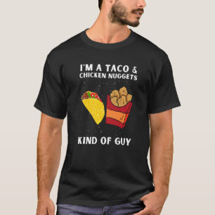 Camiseta Nuggets De Frango E Nuggets De Frango Fritos E Tac