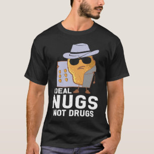 Camiseta Nuggets de Frango Eu Vendo Nugs Não Drogas