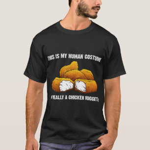 Camiseta Nuggets De Frango Legais Para Homens Mulheres Aman
