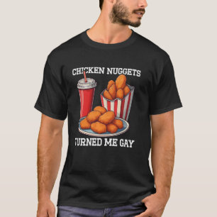 Camiseta Nuggets de Frango Me Fizeram Gay