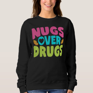 Camiseta Nuggets de Frango Nugs Sobre Drogas Frango Frito R