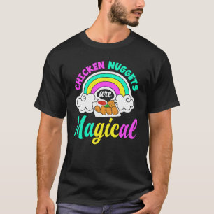 Camiseta Nuggets de Frango São Arco-íris Mágico  Nugget de 