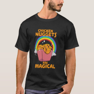 Camiseta Nuggets de Frango São Magia Amor Comida Frango Div