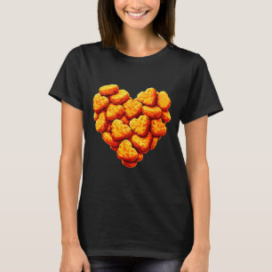 Camiseta Nuggets De Frango São Meu Coração De São Valentim 