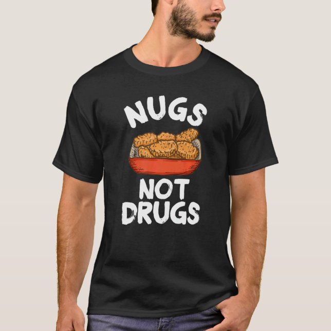 Camiseta Nuggets Não Drogas  Frango (Frente)