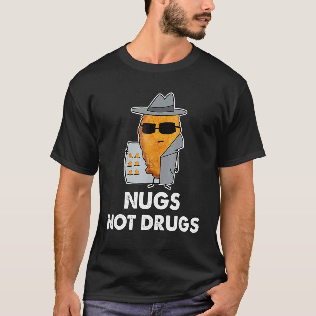 Camiseta Nuggets Não Drogas   Nugget de Frango (Frente)