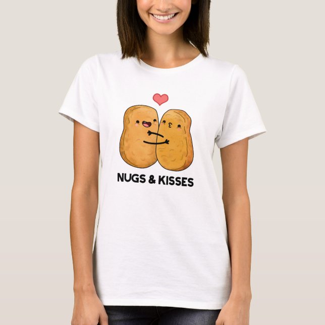 Camiseta Nugs E Beijos Galinha Engraçada (Frente)