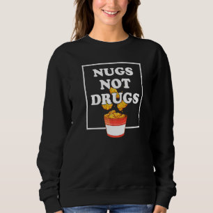 Camiseta Nugs Não Drogas Galinhas Nuggers Foodie