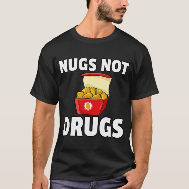 Camiseta Nugs Não Drogas Nugget (Frente)