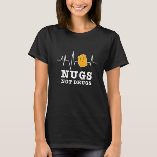 Camiseta Nugs Não Drogas Nuggets de frango