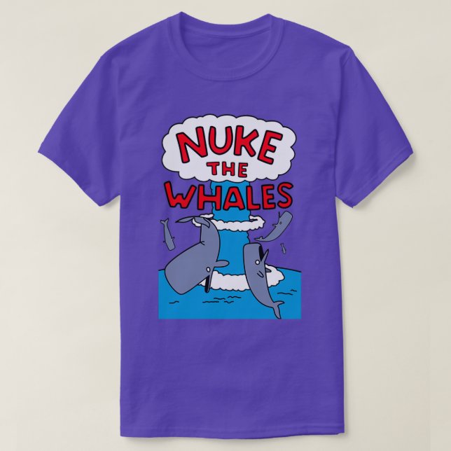 Camiseta Nuke The Whales 1 (Frente do Design)