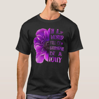 Camiseta Num Cheio Mundial De Avós, Seja Um Lolly Anemone F