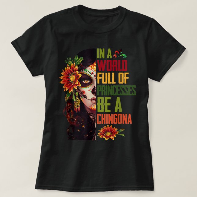 Camiseta Num Cheio Mundial De Princas, Seja Um Hallow Ching (Frente do Design)