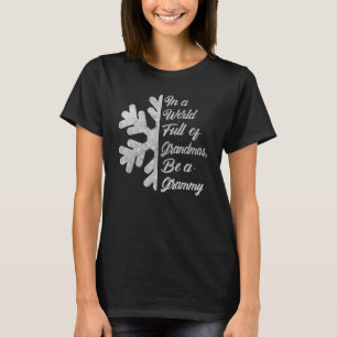 Camiseta Num Cheio Mundial, Seja Um Floco De Neve Do Grammy