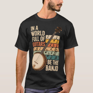 Camiseta Num Mundo Cheio De Guitarras Seja O