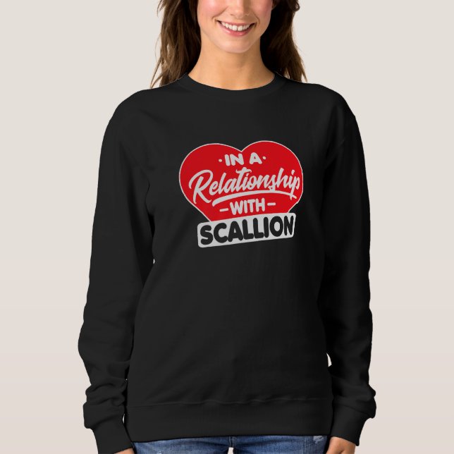 Camiseta Numa Relação Com A Cebola Scallions (Frente)