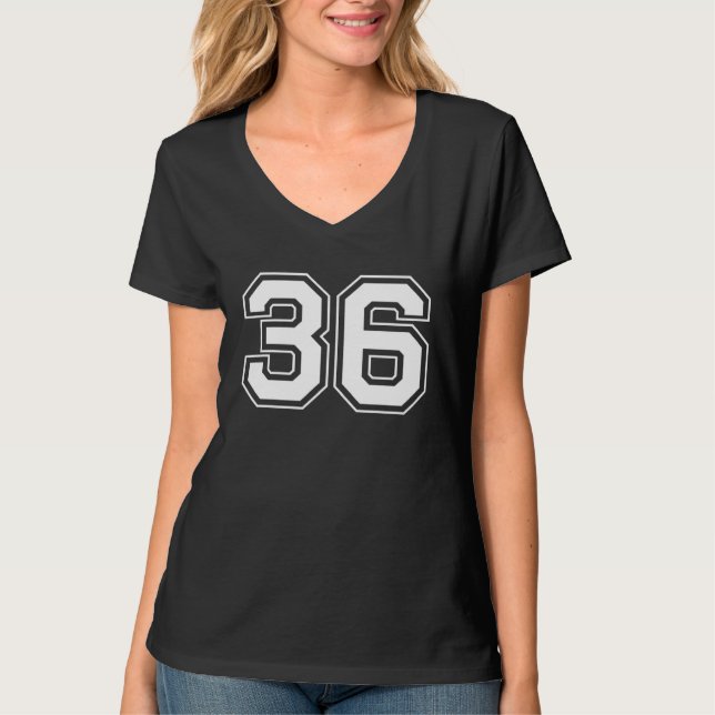 Camiseta Number 36 (Frente)