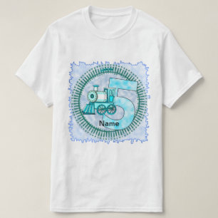 Camiseta Number 5 Blue Train