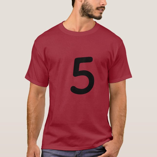 CAMISETA NUMBER 5 COLLECTION (Frente)