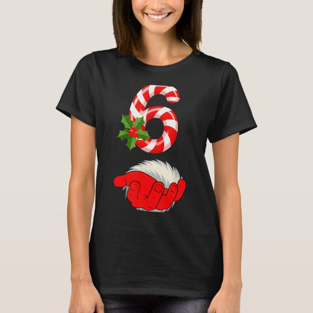 Camiseta Number 6 Funny 67 Six Seven Meme Matching Couple C (Frente)