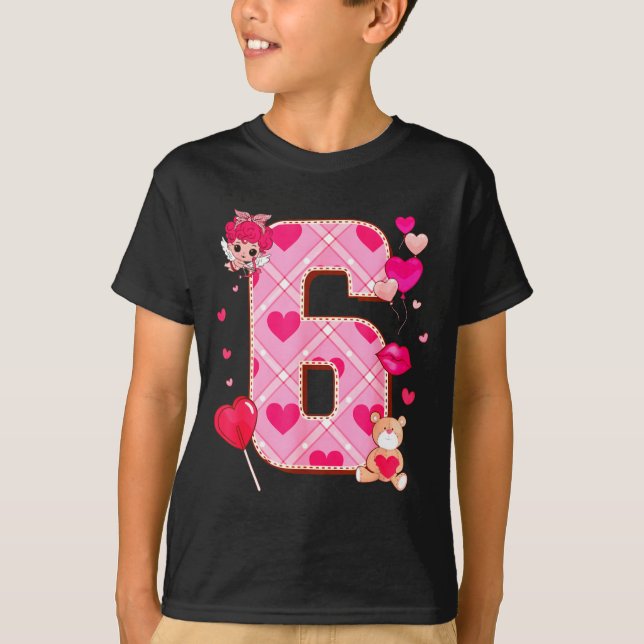 Camiseta Number 6 Matching 67 Meme 6 7 Couple Matching Vale (Frente)