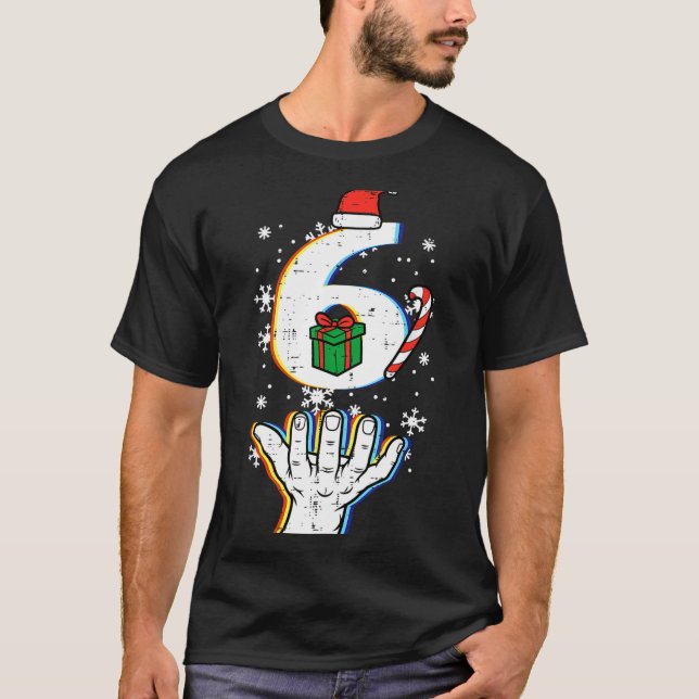 Camiseta Number 6 Matching 67 Meme Christmas 6 7 Xmas Men W (Frente)