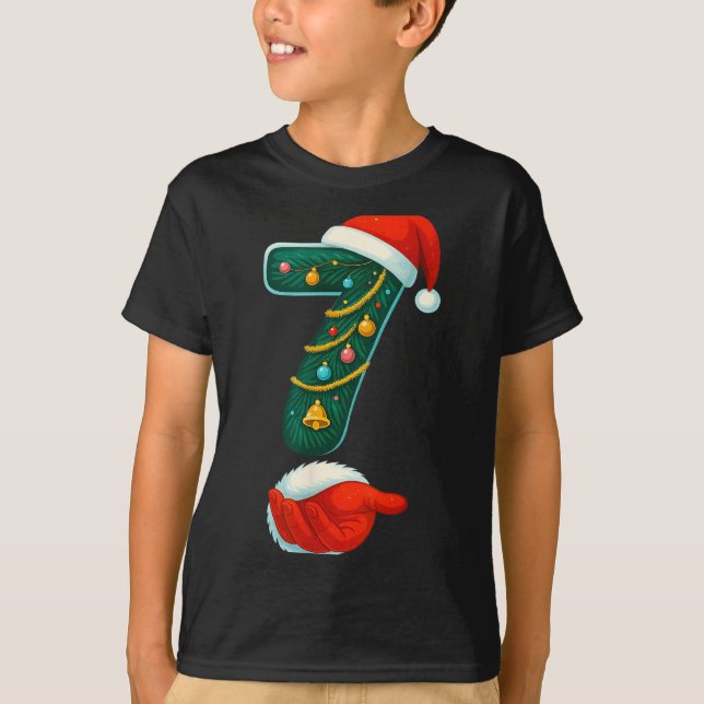 Camiseta Number 7 6 Meme 67 Couple Pajamas Christmas Matchi (Frente)