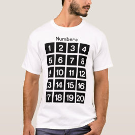 Camiseta Numbers 