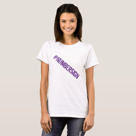 Camiseta #NUMBERSIGN Recuperando o #