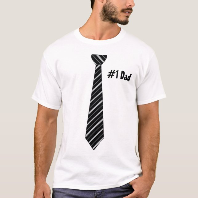 Camiseta Numere um laço da falsificação das listras do (Frente)