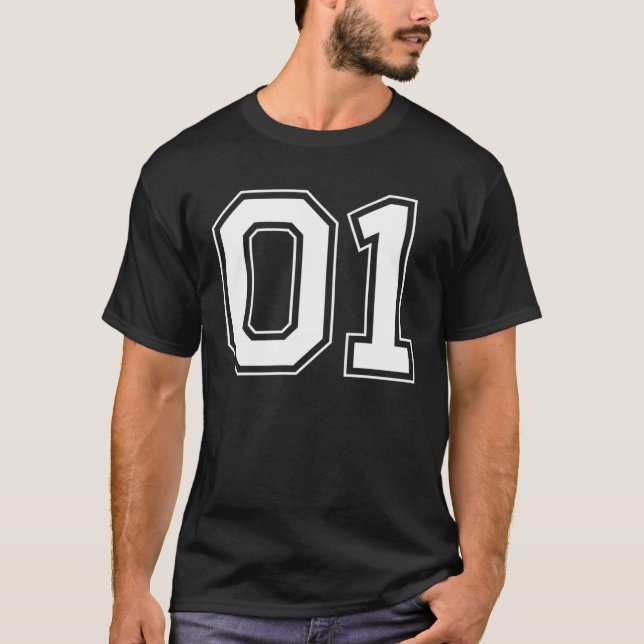 Camiseta Número 01 (Frente)