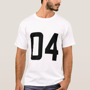 CAMISETA NÚMERO 04