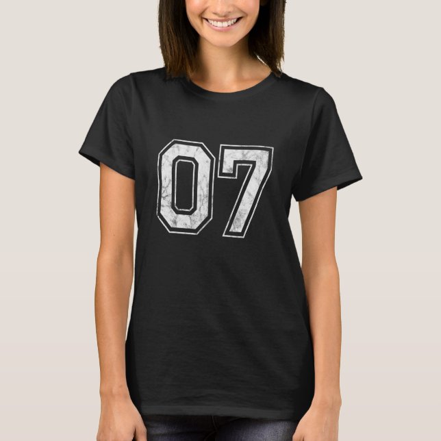 Camiseta Número 07 (Frente)
