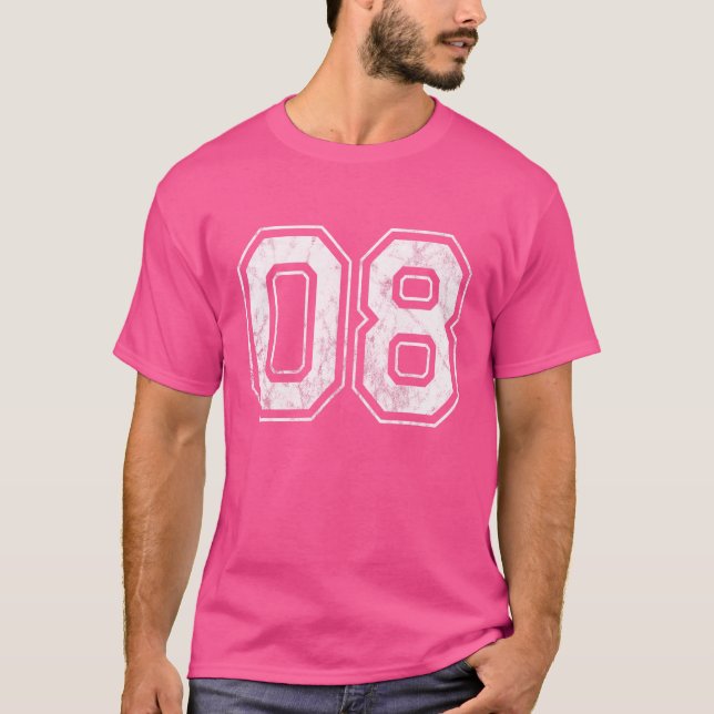 Camiseta Número 08 (Frente)