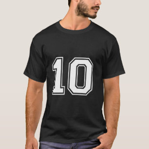 Camiseta Número 10 Birthday Jersey u2013 Varsity Sports Tea