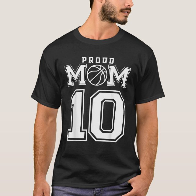 Camiseta Número 10 Personalizada Mãe Personalizada De Basqu (Frente)