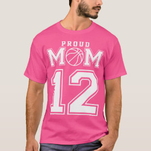 Camiseta Número 12 - Personalizada Mãe Personalizada De Bas