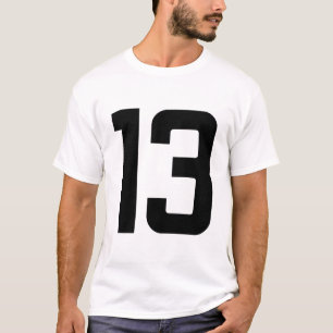 CAMISETA NÚMERO 13