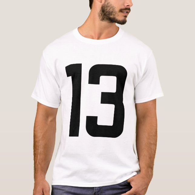CAMISETA NÚMERO 13 (Frente)