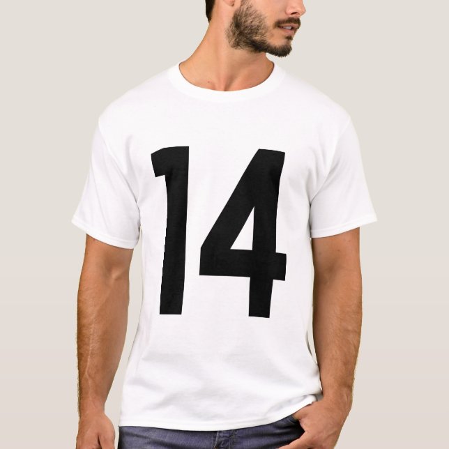 CAMISETA NÚMERO 14 (Frente)