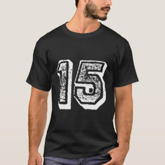 Camiseta Número 15 Sports Jersey Player 15 Ventilador Impre