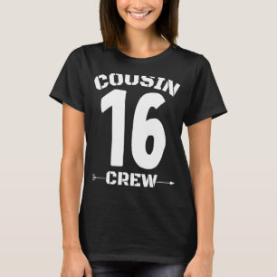 Camiseta Número 16 Grupo Familiar de Reunião de Caixas de P