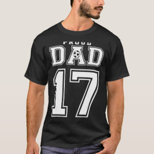 Camiseta Número 17 Personali do Pai de Futebol de futebol o