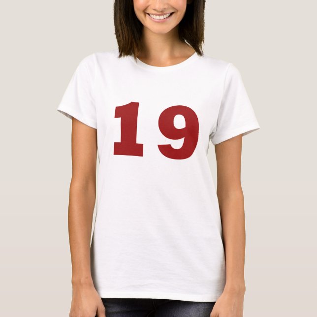 Camiseta Número 19! (Frente)